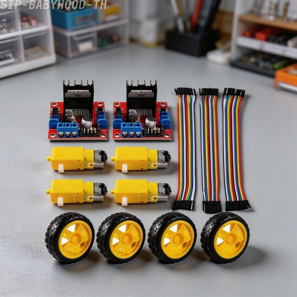 New Arrival~3-6V Dual-Shaft Geared DC Motor Kit for Smart Remote-Controlled Cars and Robots