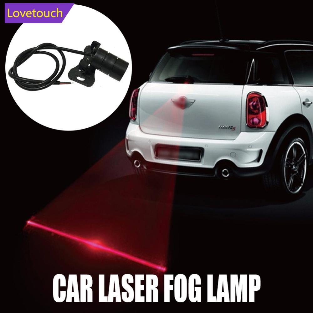 LOVETOUCH 1 ชิ้นรถ Anti Collision ด้านหลังหางหมอก Auto เบรคที่จอดรถด้านหลังคําเตือน 10 รูปแบบ N5O4