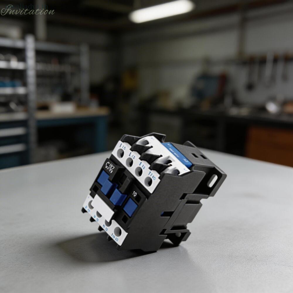 1P AC Contactor CJX2-1210 CJX2-1201 12A พร้อมกลไกการเปิดใช้งานแม่เหล็กไฟฟ้า