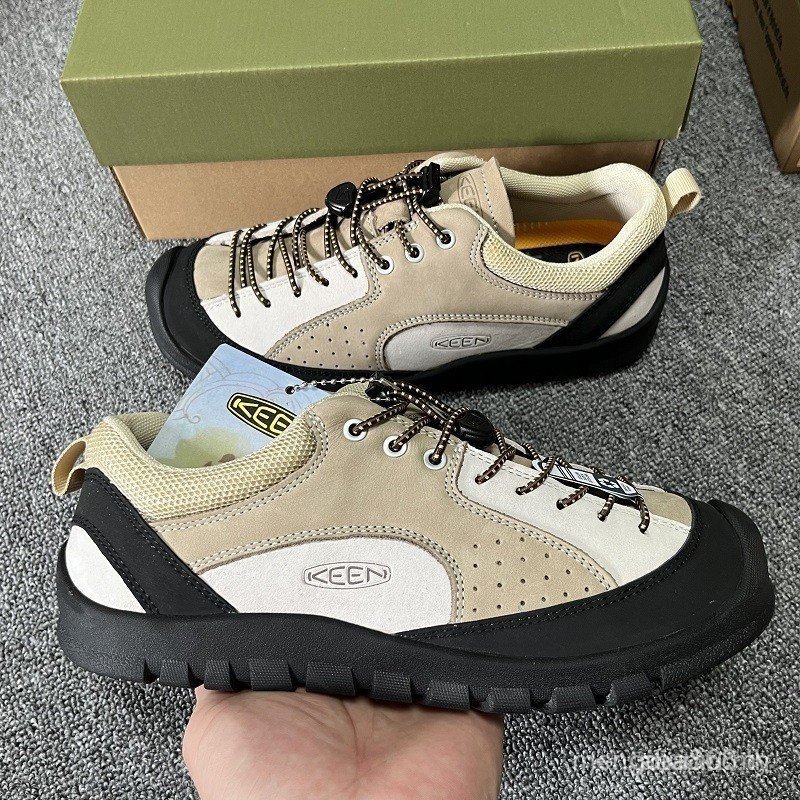 Koen รุ่นที่สองกลางแจ้งของแท้หนัง Casual รองเท้าผู้ชายคู่ยืดหยุ่นน้ําหนักเบารองเท้าเดินป่าขนาดใหญ่ทุ