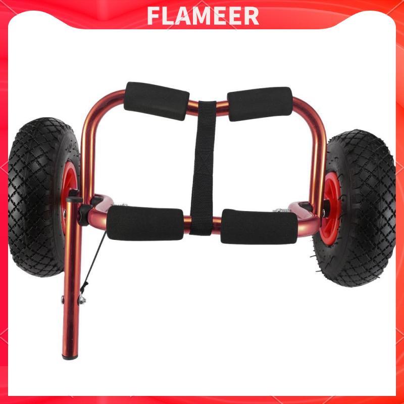 [Flameer] Kayak Cart ถืออลูมิเนียมอัลลอยด์ Heavy Duty Sturdy Kayak Trailer
