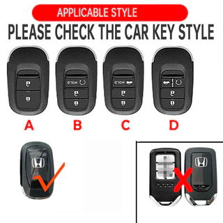 Honda Civic RS FE HRV 2024 2025 Accord crv 2025 Keyless/Push Start ใหม่ฝาครอบกุญแจรถ Civic FE อุปกรณ์เสริมพวงกุญแจ