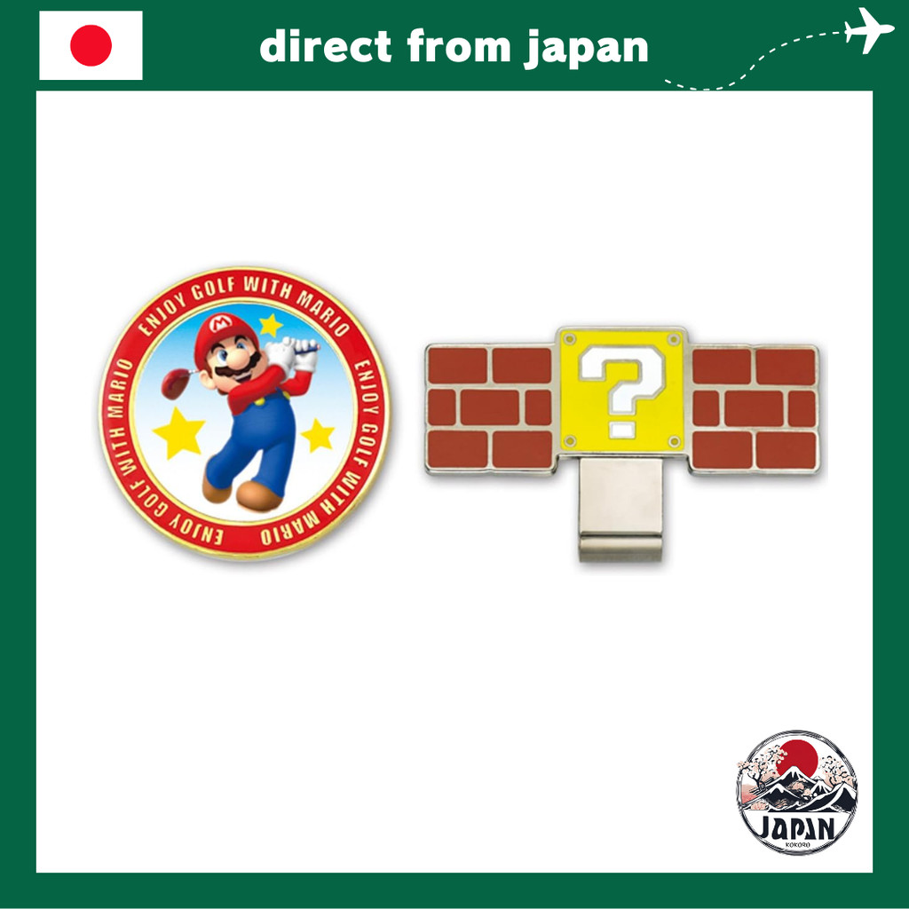 Super Mario Golf Ball Marker with Magnetic Hat Clip SMM005 – Mario Character Golf Marker Set