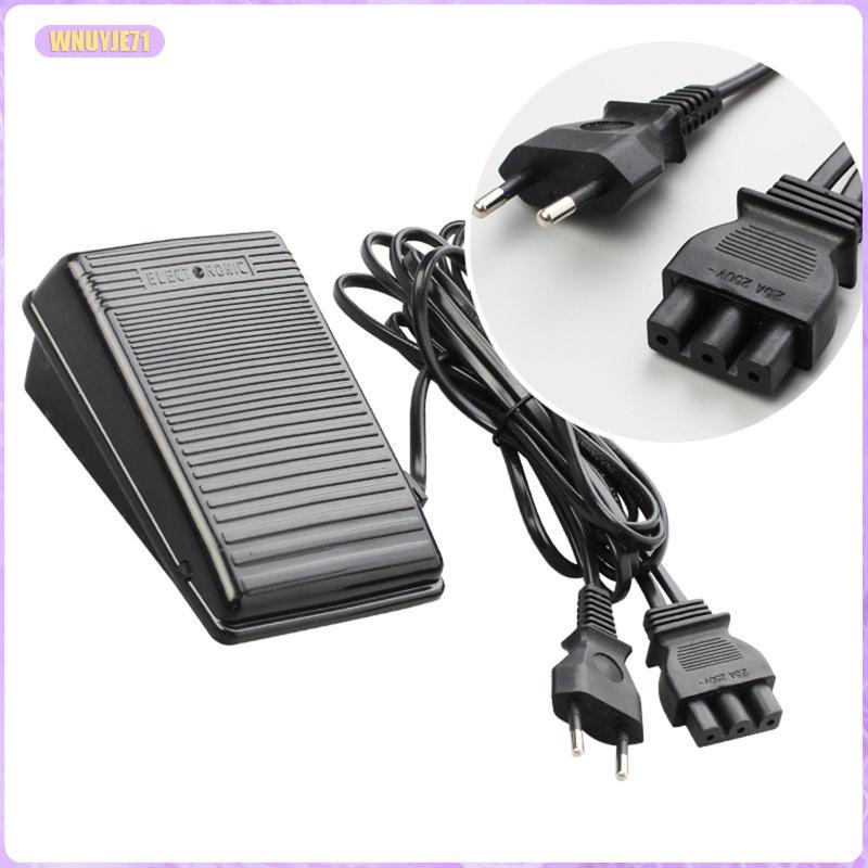 [wnuyje71] แป้นเหยียบควบคุมเท้า 220V ชิ้นส่วนเปลี่ยนจักรเย็บผ้าอิเล็กทรอนิกส์สําหรับอุปกรณ์ตัดเย็บบ้าน