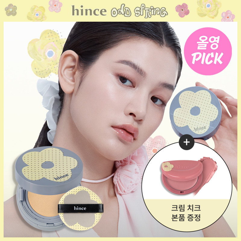 [HINCE] Hince Mesh Matte Cushion Limited Edition (Full-size Refill Cream Cheek) (Odd Spring Edition)