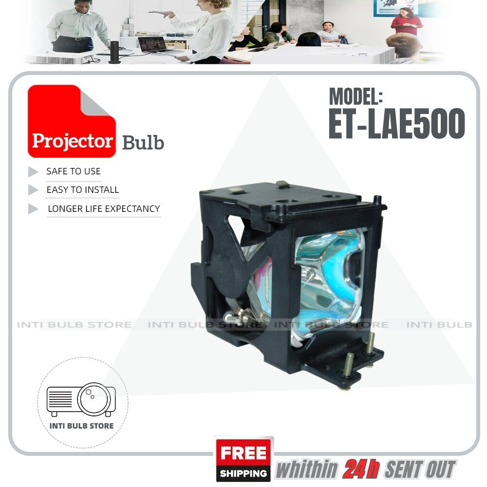 ET-LAE500 โคมไฟโปรเจคเตอร์ PT-AE500 PT-AE500E PT-AE500U PT-L500U