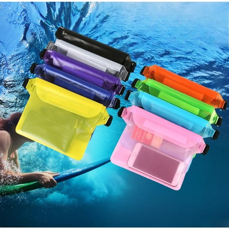 พร้อมส่ง!!กระเป๋ากันน้ำสงกรานต์ ซองกันน้ำแบบคาดอก กระเป๋าคาดอกกันน้ำ