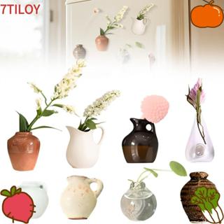 7ติโลชอป แจกันมินิแม่เหล็กติดตู้เย็น,ตกแต่งบ้านที่ทนทานแจกัน…