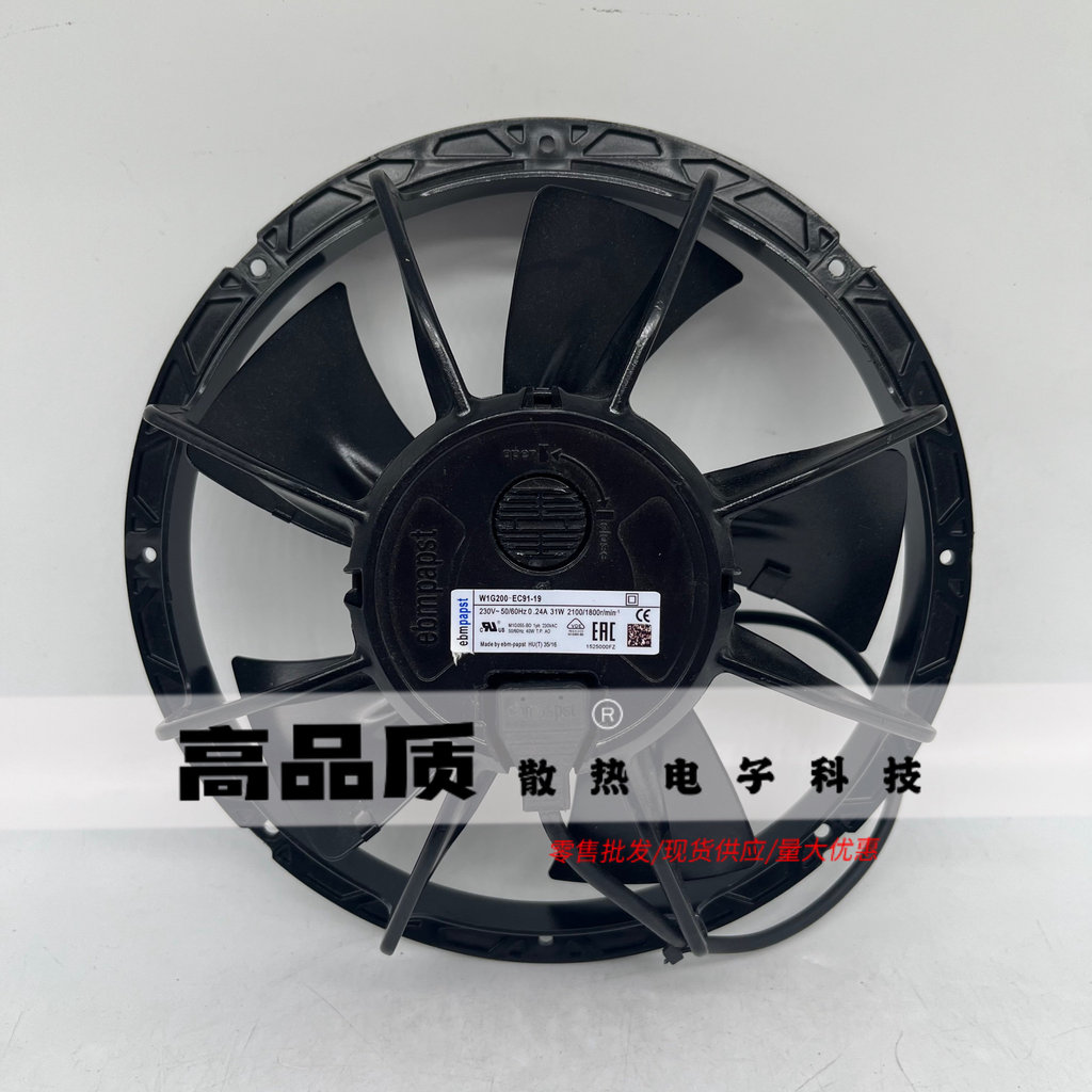 พัดลมระบายความร้อน Germany W1G200-EA91-45/EC91-44/EA87-66 Silent Cooling 230V