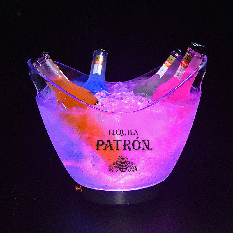 บาร์ไนท์คลับ KTV ถังน้ําแข็ง Yuanbao สร้างสรรค์, ถังน้ําแข็ง Yuanbao เรืองแสง 4 ลิตร, ถังน้ําแข็ง Yu