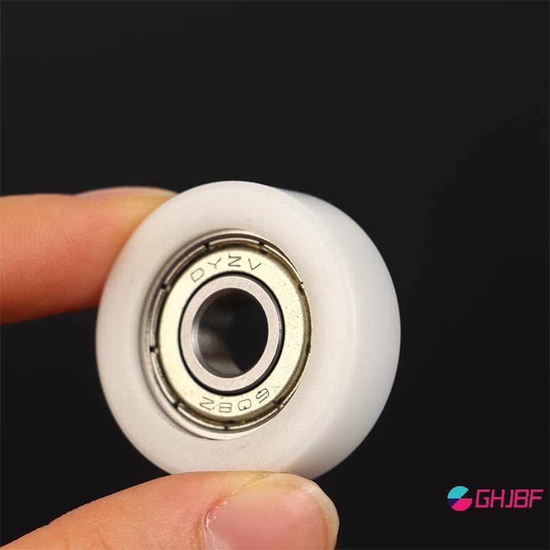GHJBF] 1 ชิ้น 608 ธุรกิจ 8*30*10 มิลลิเมตร POM ไนลอนรอบประเภท Roller ล้อ POM คอเต่าห่อ 608ZZ แบริ่งร