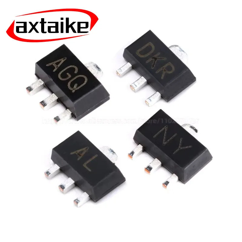 20 ชิ้น BCX53 AL BCX56-16 BL 2SA1797 AGQ 2SC4672 DKR 2SA1213 NY 2SC2873 MY SOT-89 SMD ทรานซิสเตอร์ I