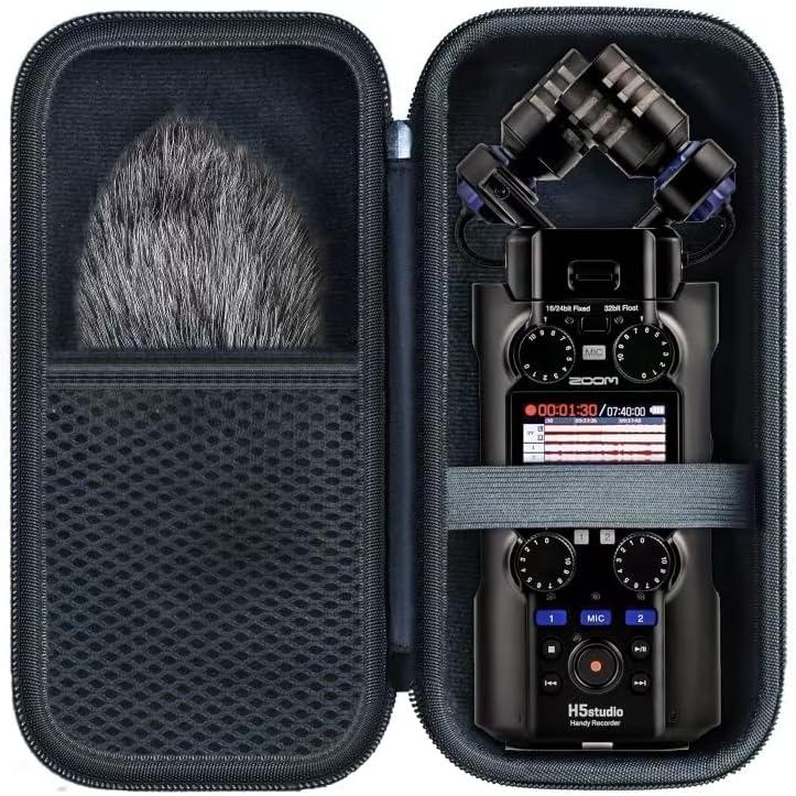 เคสเข้ากันได้กับ Zoom H5studio Handy Recorder Microphone(เฉพาะเคส)