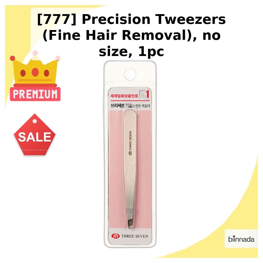 [777] แหนบแม่นยํา (กําจัดขนละเอียด) ไม่มีขนาด 1 ชิ้น / แหนบเกาหลี Precision / กําจัดขนละเอียด by bii