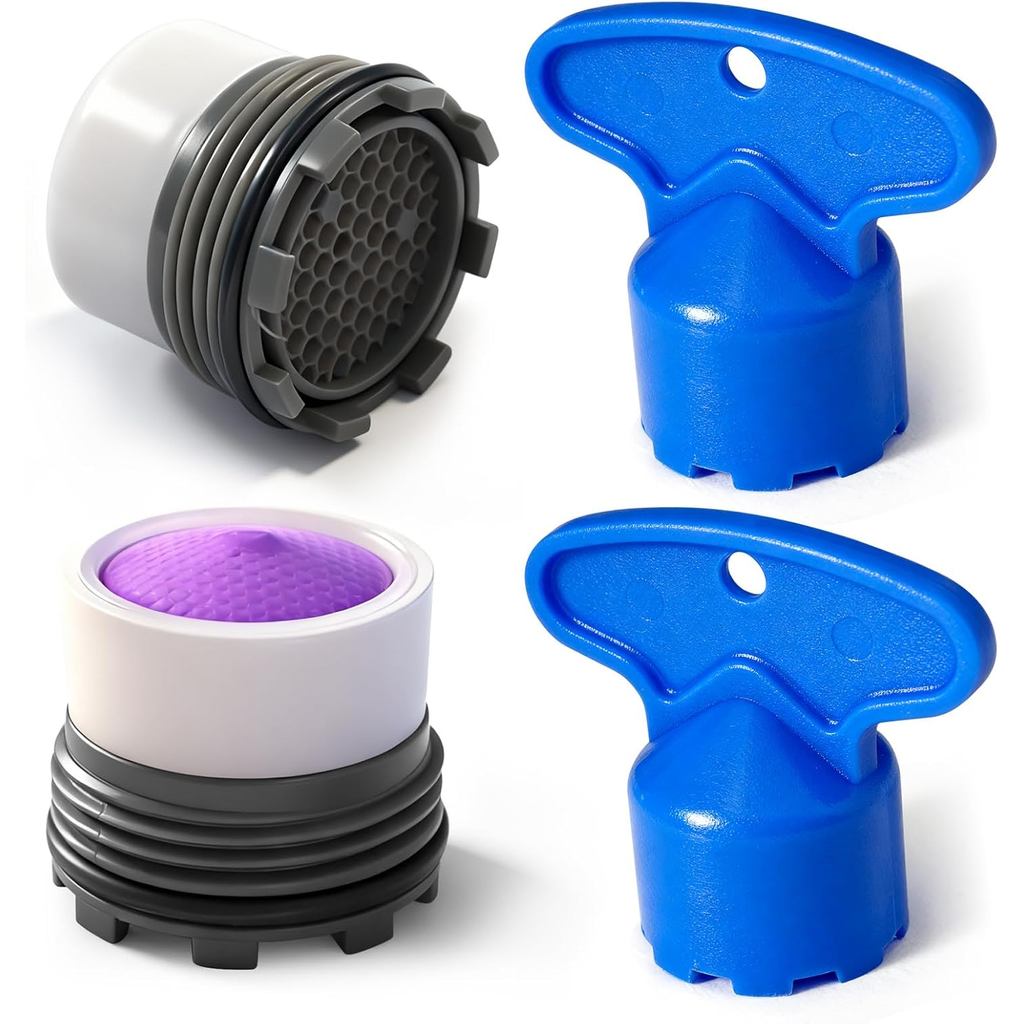 ก๊อกน้ํา Aerator M16.5 พร้อมประแจถอดกุญแจเครื่องมืออะไหล่สําหรับห้องครัวห้องน้ําอ่างล้างจาน Aerator 