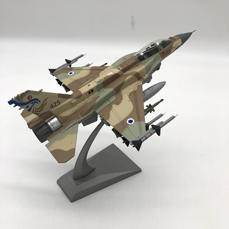 1/72 F-16I Storm จําลองเครื่องบินรบโลหะผสมรุ่นผลิตภัณฑ์สําเร็จรูป F16I เครื่องบินรุ่นตกแต่ง