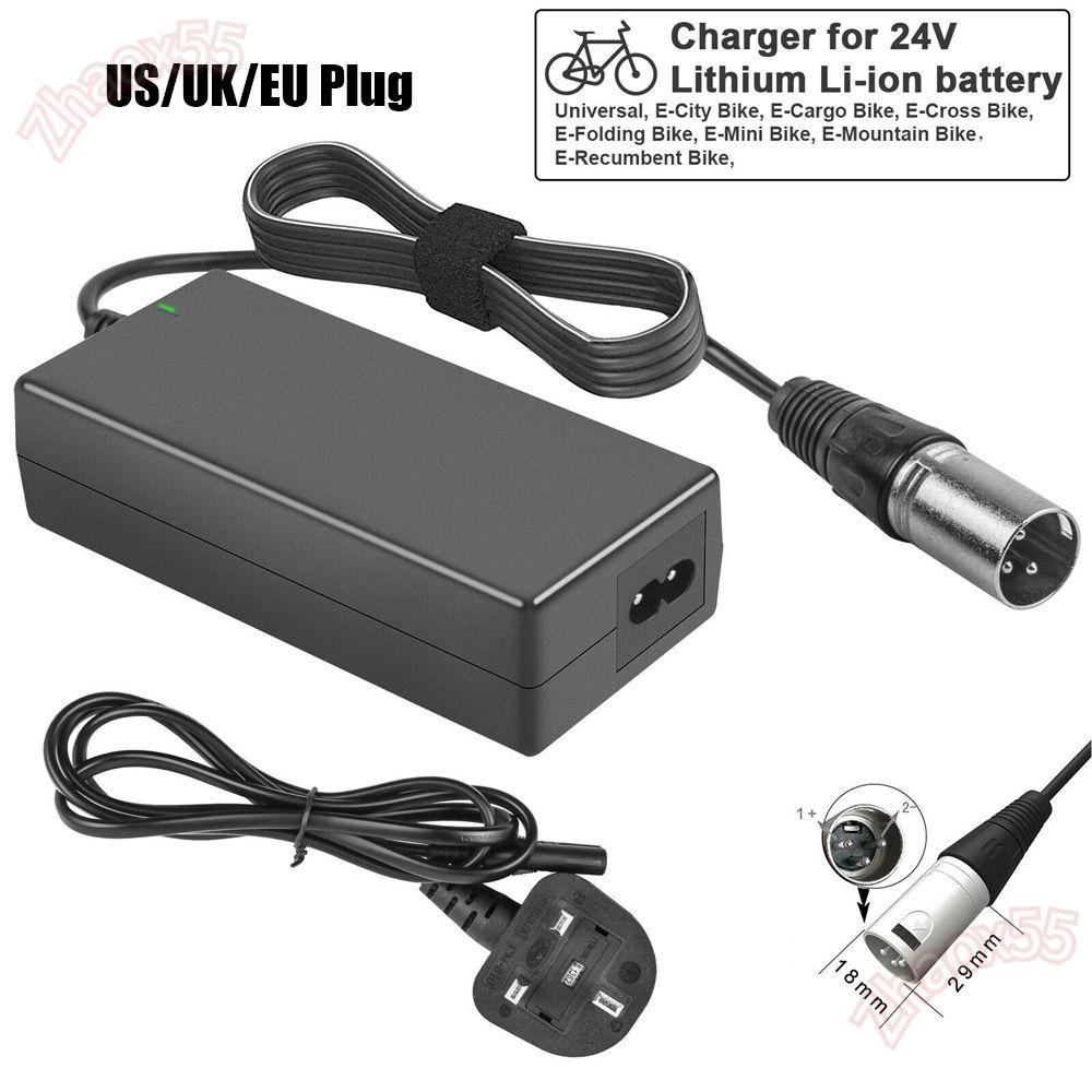 ZHAOX Power Adapter ทนทาน Mobility สกู๊ตเตอร์จักรยานไฟฟ้า Ebike Charger