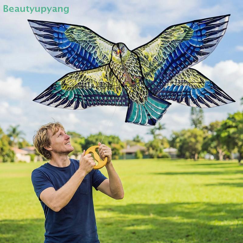 [Beautyupyang] Kids Eagle Kite Vibrant Colours Simple Steering Strong Flight ไม่ต้องใช้สาย Bayard Fa