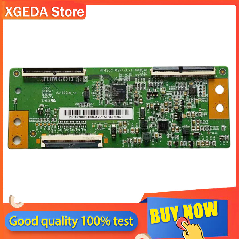 Original TV Tcon Board PT430CT02-4-C-1 Logic Board สําหรับ LCD LED หน้าจอซ่อม Soft/ Hard ตรงซ็อกเก็ต