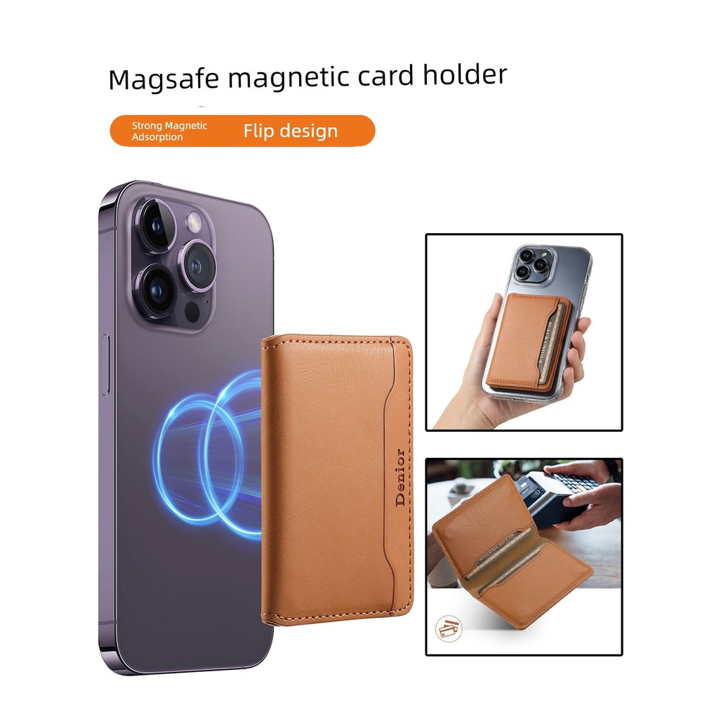 magsafe card magsafe wallet Apple MagSafe ตั้งค่าการถือบัตรพลิก เหมาะสำหรับ iPhone 12/13/14/15