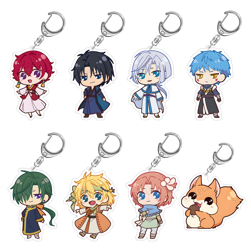 Yona of the Dawn Akatsuki No Yona Yona Hak Yoon Ao Kija Shin-Ah Jae-Ha Zeno Chibi อะนิเมะพวงกุญแจอะค