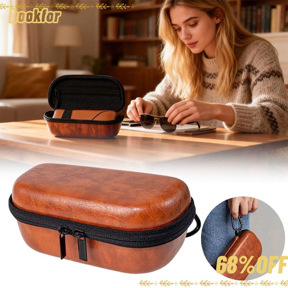 BOOKFOR กระเป๋าพกพา, แว่นตา AR กันน้ําความจุขนาดใหญ่, ฝาครอบป้องกันกันกระแทกแบบแข็งสากลสําหรับ XREAL
