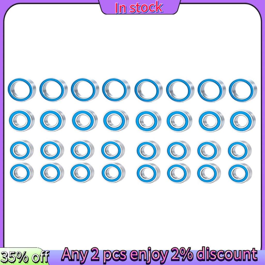 ในสต็อก-32PCS R32 ยางปิดผนึก Ball Bearing Kit สําหรับ TT02 TT-02 TT02D TT-02D 1/10 RC รถอัพเกรดอะไหล