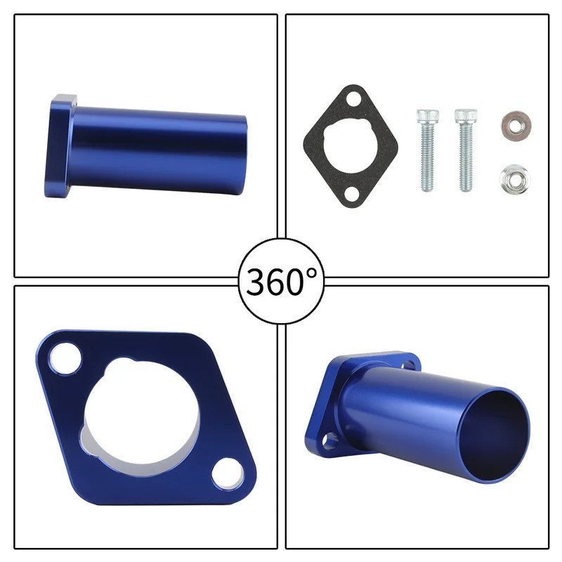 รถจักรยานยนต์คาร์บูเรเตอร์อินเทอร์เฟซ Universal สําหรับ Mikuni VM22 PZ19 PZ26 Carb อุปกรณ์เสริม CNC 
