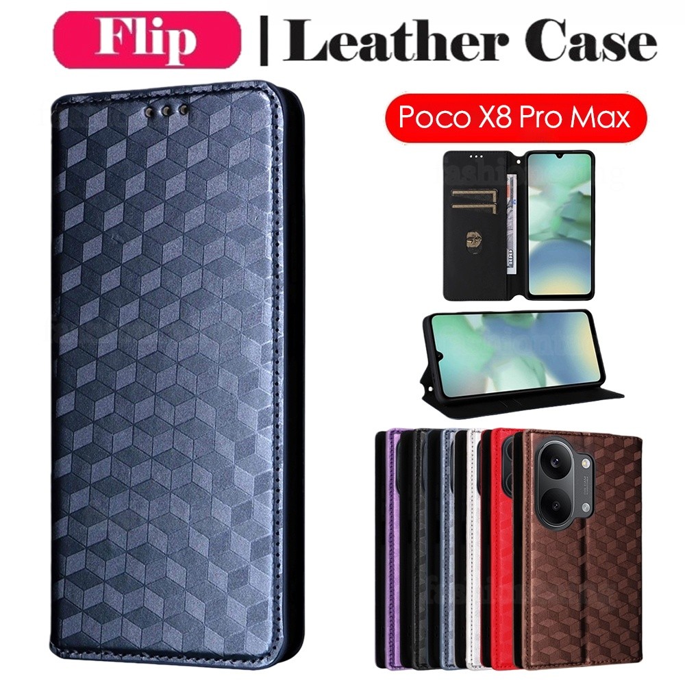 สําหรับ Xiaomi Poco X8 Pro Max X8Pro Max X8ProMax PocoX8 Pro Max PocoX8Pro Max PocoX8ProMax พลิกหนัง