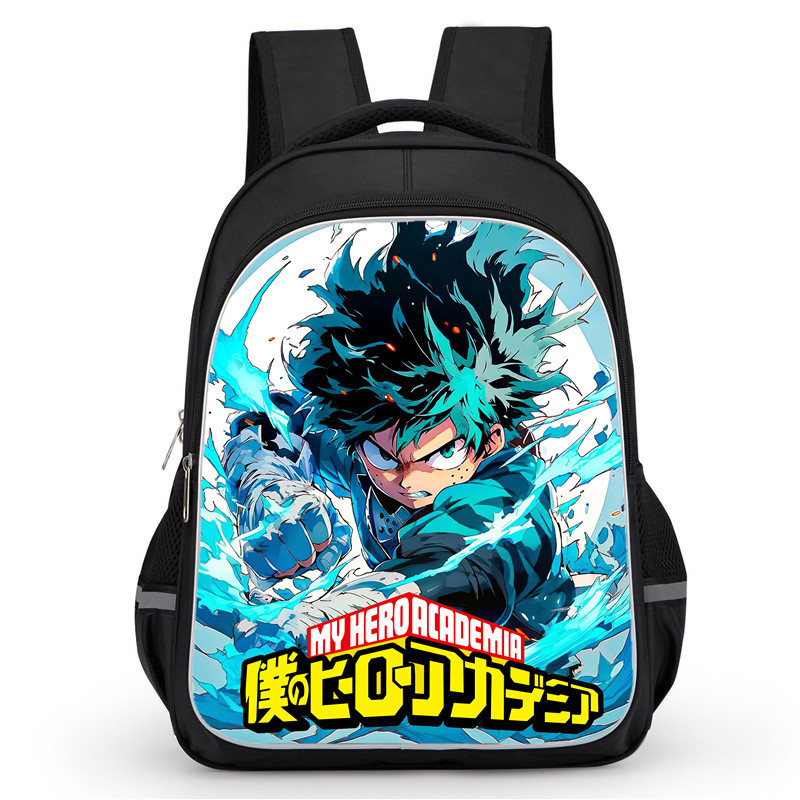 My Hero Academia Backpack/3D-MHA พิมพ์กระเป๋านักเรียนนักเรียน/กระเป๋าเป้สะพายหลังเดินทางเด็ก Double 
