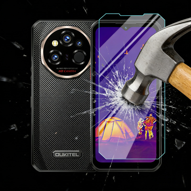 กระจกนิรภัยสําหรับ OKITEL WP55 Pro Ultra ฟิล์มกันรอยหน้าจอ