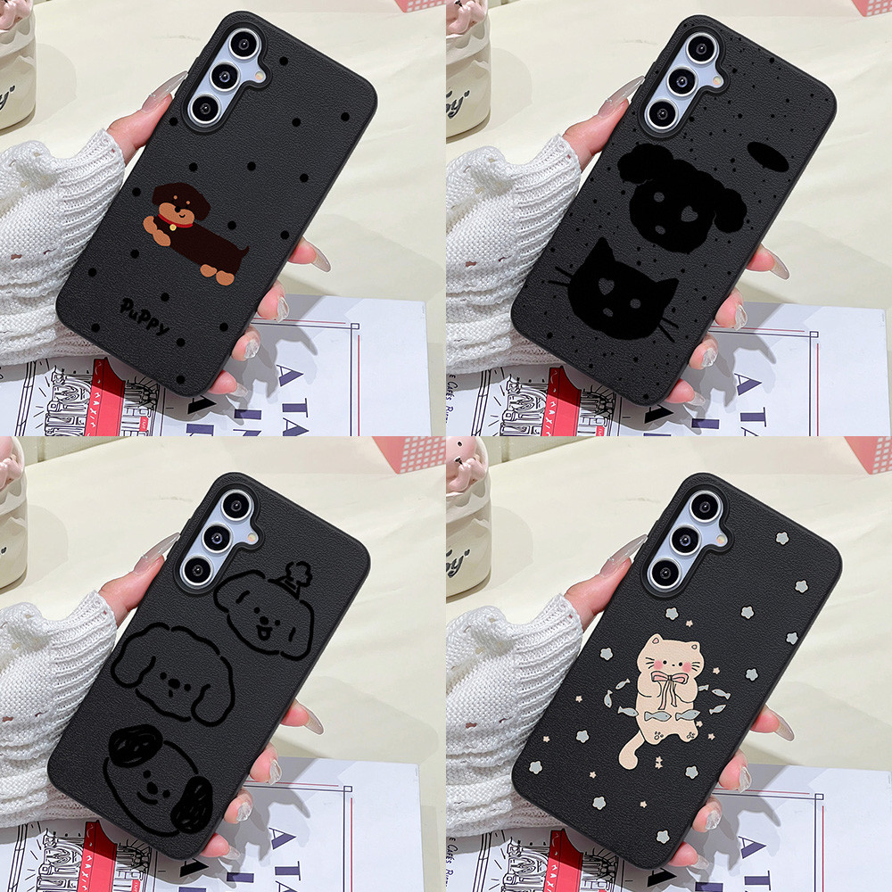 สำหรับ Samsung Galaxy A56 A55 A54 A53 A35 A34 A26 A17 A16 A15 A07 A06 A05S ซิลิโคนHard PCกลับทนทานกันกระแทกโทรศัพท์กรณี