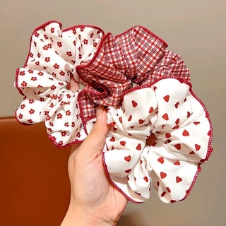 ยางรัดผมลายน่ารักๆมาใหม่ แฟชั่นประดับผม พร้อมส่ง