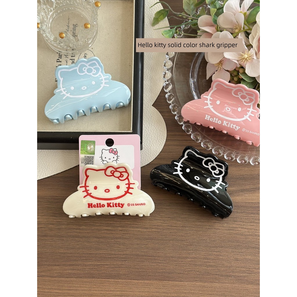 กิ๊บ sanrio กิ๊บติดผม sanrio กิ๊บผม Hello Kitty สีดำแดง ของแท้ จาก Sanrio