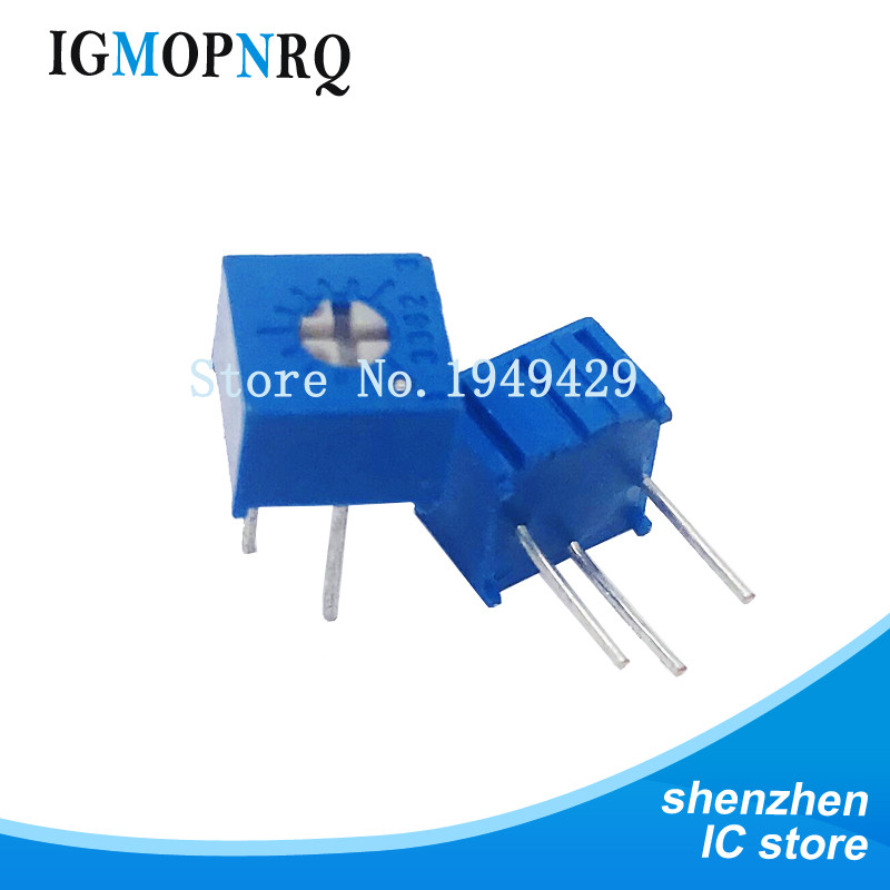 10 ชิ้น/ล็อต 3362P-1-203LF 3362P 203 20K โอห์ม Trimpot Trimmer Potentiometer Variable resistor ใหม่