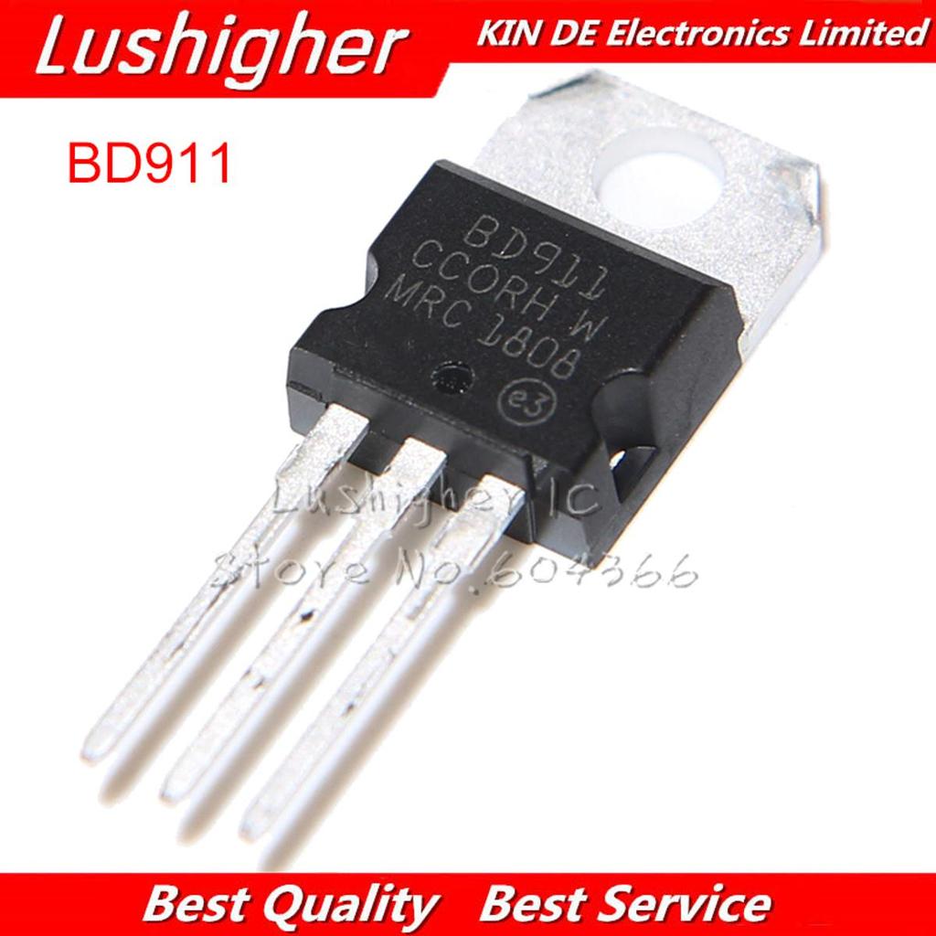 10PCS BD911 TO220 911 TO-220 NPN ทรานซิสเตอร์ใหม่เดิม