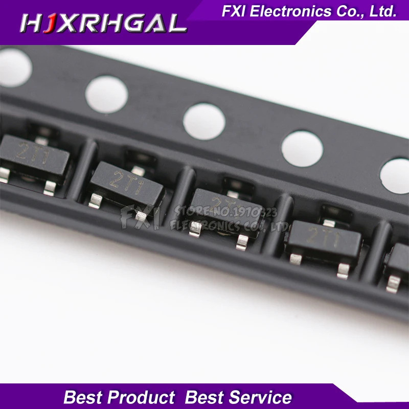 100PCS S9012 9012 SOT23 SOT SMD 2T1 SOT-23 SOT23-3 ทรานซิสเตอร์ใหม่