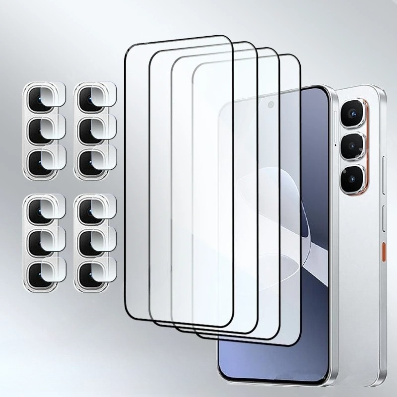 สําหรับ Infinix Hot 60i 60 50i 50 40i 30i 30 40 20S 20i 20 Play Pro 4G 5G แบนแก้ว Protector 9H Anti-Scratch เต็มกาวหน้าจอแก้วและเส้นใยเลนส์ฟิล์ม