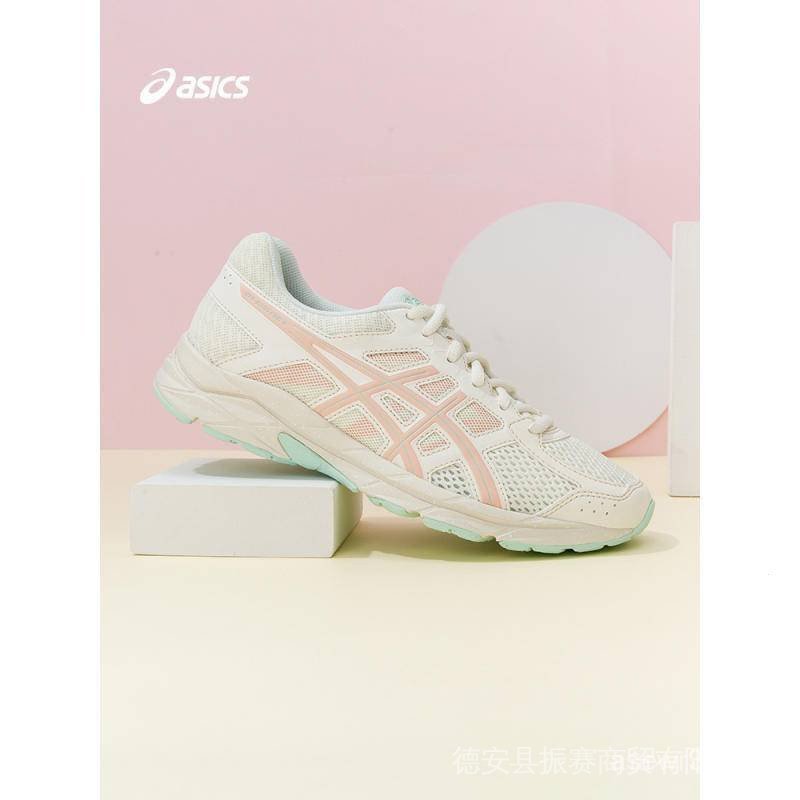 20262025ASICS รองเท้าผู้หญิง GEL-CONTEND 4 รองเท้าวิ่งระบายอากาศน้ําหนักเบา T8D9Q-106 รองเท้าวิ่งดูด