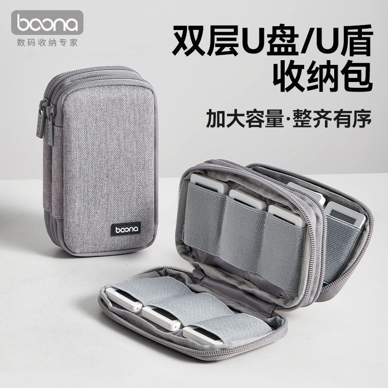 Enterprise U Disk U Shield Net Silver Bag Protective Case U Shield Storage Bag U Disk Storage Bag Ba