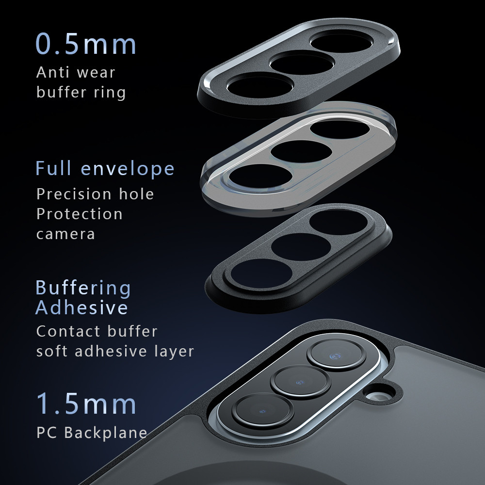SAMSUNG สําหรับSamsung A57 A37 สําหรับSamsung Galaxy A57 A17 A07 โทรศัพท์ปลอกMatte ClearปกหลังอะคริลิคใสกันกระแทกกันชนSoft TPUขอบที่มองไม่เห็นAirกระเป๋าสนับสนุนMagnetici ราคา ถูกที่สุด ดีลบีเคเค แกลเลอรีภาพที่ 7