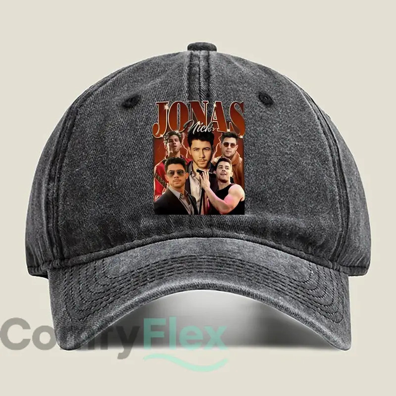 ภาพรวมกลุ่ม The Jonas Brothers หมวกเบสบอลสำหรับกิจกรรมกลางแจ้งสไตล์แฟชั่น
