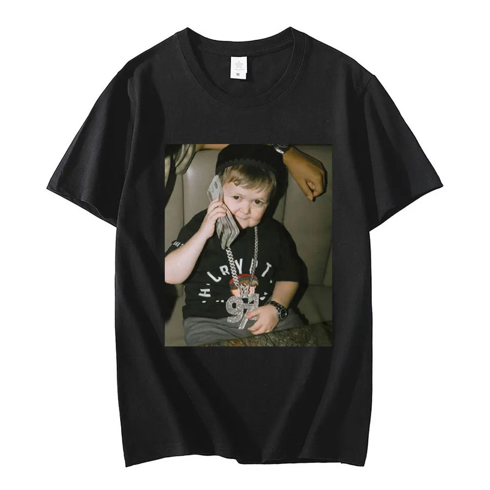 เสื้อยืดลาย Hasbulla Fighting เสื้อยืดลายกราฟิก Mini รูปที่ 3