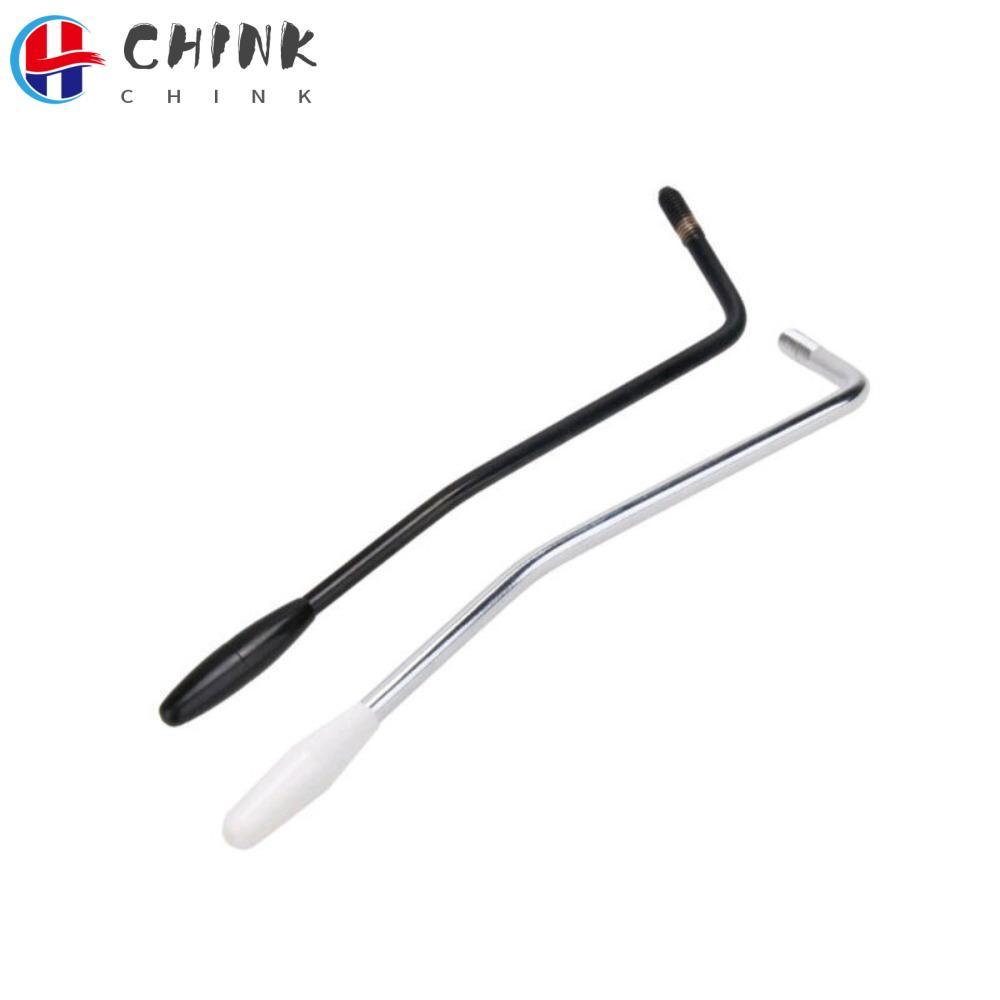 CHINK Tremolo Arm, สําหรับ Fender Squier Strat ใช้งานง่ายเครื่องมือกีตาร์,แบบพกพา 5/6 มม.Whammy Bar Handle เคล็ดลับกีตาร์