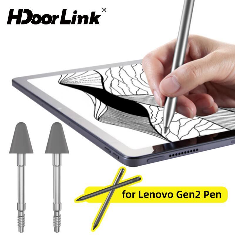 HdoorLink Lenovo Stylus Tip สําหรับ Lenovo 2nd Gen Stylus 4 ชิ้นเคล็ดลับติดตั้งง่ายเปลี่ยน Nibs