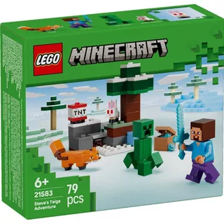 (พร้อมส่งด่วนภายในวัน) LEGO Minecraft 21583 Steve’s Taiga Adventure