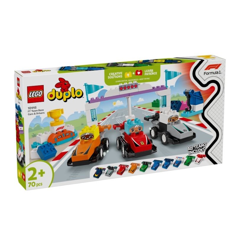 LEGO Duplo F1 Team Race Cars & Drivers 10445 (#25237)