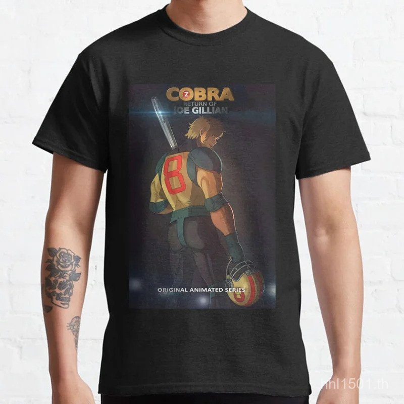 S-6XL AdultCobra80svintagesizelarge 新款Anime tops Space MangaJapansAdventureGraphic CartoonShirt COD 