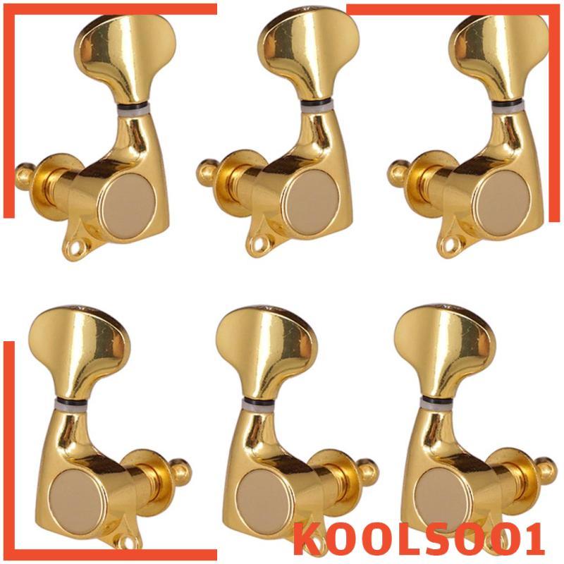 [Koolsoo1] Guitar String Tuning Peg Tuner หัวเครื่องสําหรับกีตาร์ไฟฟ้าเปลี่ยน Golden 3R3L