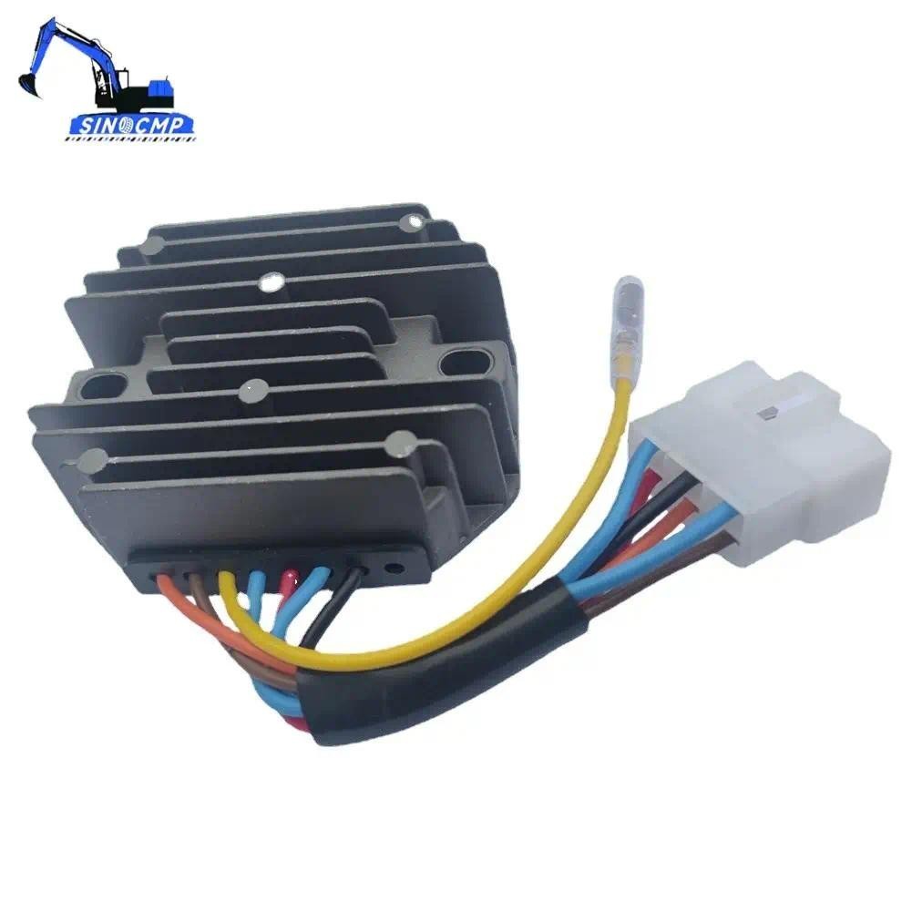 เครื่องปรับแรงดันไฟฟ้า 12V YM11964077710 ใช่11965377710 สําหรับเครื่องยนต์ Yanmar 2D68E 2D70E 3D72 3